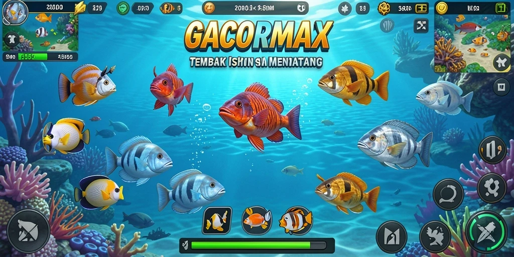 Tangkapan ikan yang seru dalam GACORMAX.