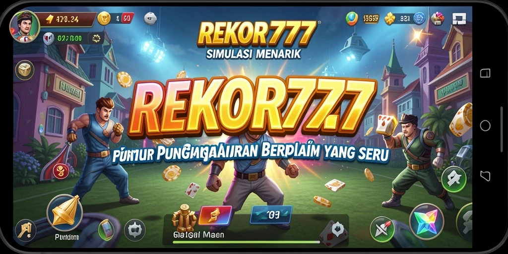 Tampilan gameplay yang menarik dan interaktif dari REKOR777.