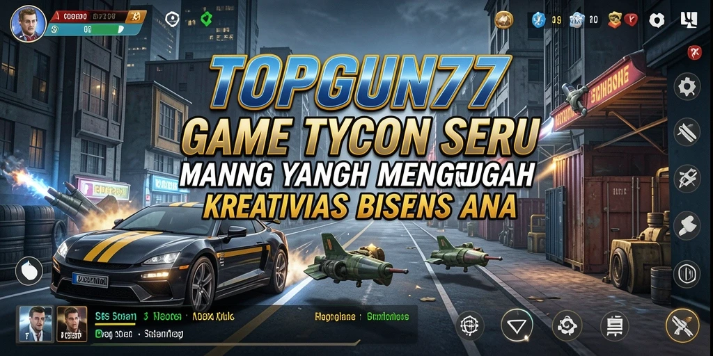Screenshot dari gameplay Tycoon di TOPGUN77 dengan pengalaman manajemen yang mendalam.